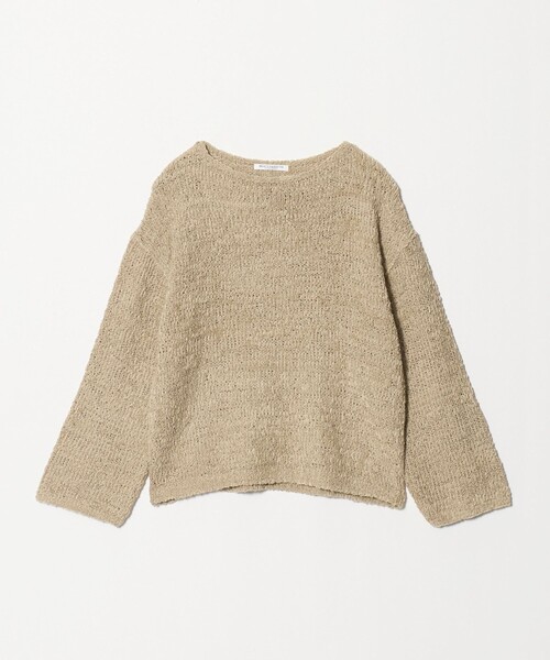BEAUTY&YOUTH UNITED ARROWS(ビューティーアンドユースユナイテッドアローズ)の「テープヤーン ニットプルオーバー ウォッシャブル(ニット/セーター・レディース・オフホワイト/ベージュ/ブラック・FREE)」の13枚目の写真