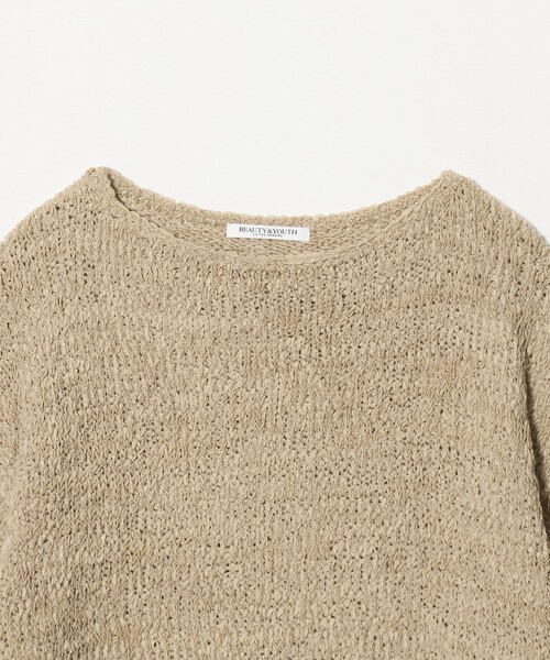 BEAUTY&YOUTH UNITED ARROWS(ビューティーアンドユースユナイテッドアローズ)の「テープヤーン ニットプルオーバー ウォッシャブル(ニット/セーター・レディース・オフホワイト/ベージュ/ブラック・FREE)」の15枚目の写真