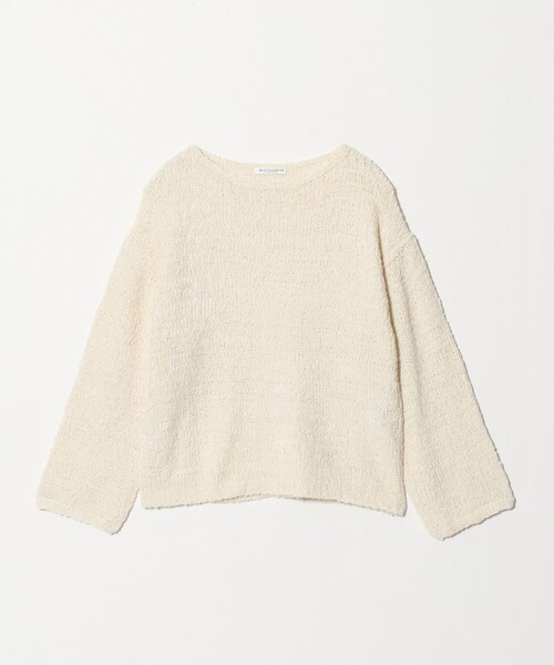 BEAUTY&YOUTH UNITED ARROWS(ビューティーアンドユースユナイテッドアローズ)の「テープヤーン ニットプルオーバー ウォッシャブル(ニット/セーター・レディース・オフホワイト/ベージュ/ブラック・FREE)」の18枚目の写真