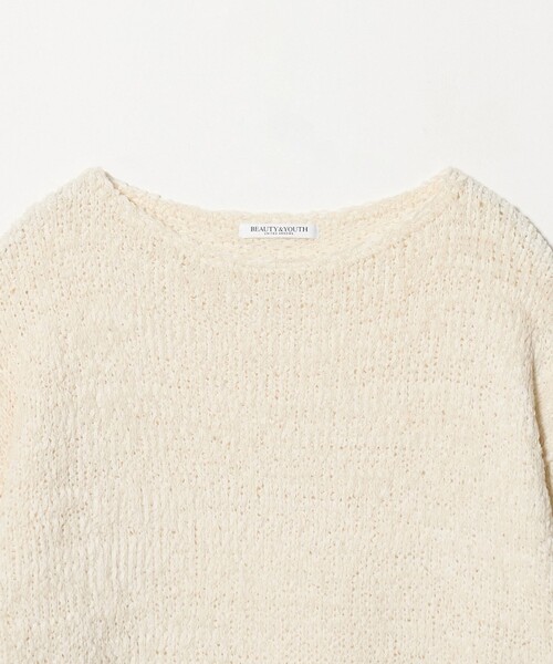 BEAUTY&YOUTH UNITED ARROWS(ビューティーアンドユースユナイテッドアローズ)の「テープヤーン ニットプルオーバー ウォッシャブル(ニット/セーター・レディース・オフホワイト/ベージュ/ブラック・FREE)」の19枚目の写真