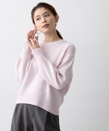 ウールカシミヤデザインニット