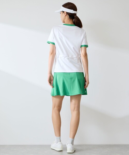 JUN&ROPE'（ジュンアンドロペ）の「フラミンゴプリント半袖プルオーバー/セットアップ対応・UV・吸水速乾（Tシャツ/カットソー・レディース・ネイビー/ホワイト・M/L/S）」の21枚目の写真