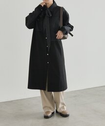タイ付きデニムシャツワンピース【SUM1 STYLE】
