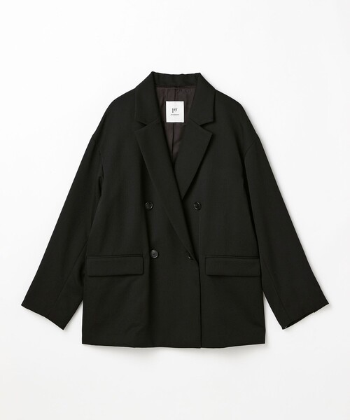 1er Arrondissement(プルミエアロンディスモン)の「ウールリラックスジャケット(テーラードジャケット・レディース・ブラウン/ブラック・38/36)」の18枚目の写真