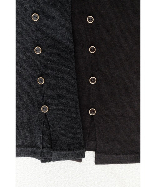 Her lip to（ハーリップトゥー）の「Asymmetrical Tucked Knit Top（Tシャツ/カットソー・レディース・グレー/ブラウン・S/M）」の11枚目の写真