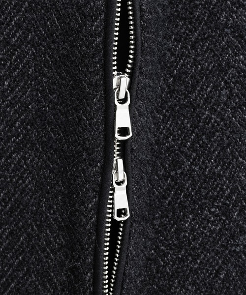 ANTHEM A(アンセムエー)の「【ANTHEM A】SPARKLE TWEED ZIP BLOUSON(ブルゾン・メンズ・ダークグレー・M/L)」の4枚目の写真