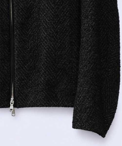 ANTHEM A(アンセムエー)の「【ANTHEM A】SPARKLE TWEED ZIP BLOUSON(ブルゾン・メンズ・ダークグレー・M/L)」の5枚目の写真