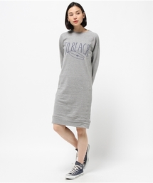 Denime | スウェットマキシワンピ-BEACH-(ワンピース)