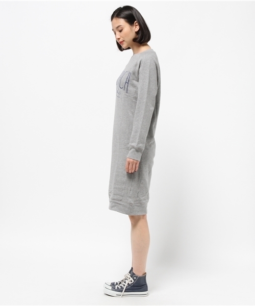 Denime（ドゥニーム）の「スウェットマキシワンピ-BEACH-（ワンピース・レディース・杢グレー/ネイビー/オートミール・FREE）」の17枚目の写真