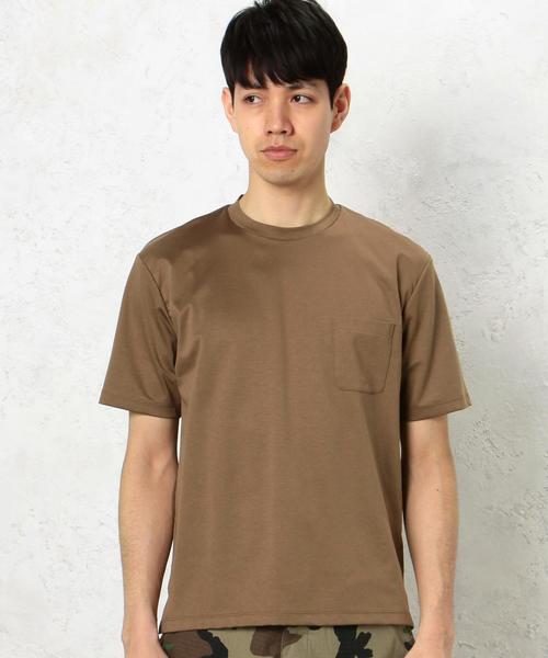 green label relaxing(グリーンレーベルリラクシング)の「KC HI/PONTE REG C/N S/S Tシャツ◆(Tシャツ/カットソー・メンズ・ネイビー/ホワイト/オリーブ/ダークグレー/ロイヤルブルー/ブラック/グレー/ブラウン・LARGE/MEDIUM/X-LARGE/SMALL)」の10枚目の写真