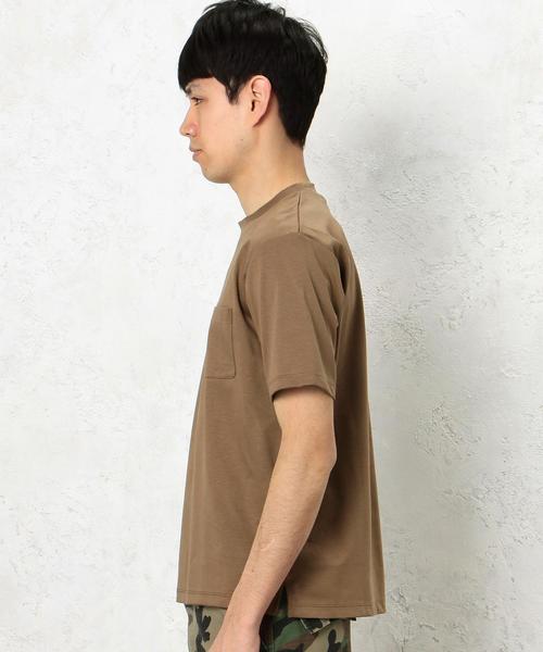 green label relaxing(グリーンレーベルリラクシング)の「KC HI/PONTE REG C/N S/S Tシャツ◆(Tシャツ/カットソー・メンズ・ネイビー/ホワイト/オリーブ/ダークグレー/ロイヤルブルー/ブラック/グレー/ブラウン・LARGE/MEDIUM/X-LARGE/SMALL)」の21枚目の写真