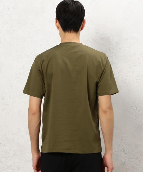 green label relaxing（グリーンレーベルリラクシング）の「KC HI/PONTE REG C/N S/S Tシャツ◆（Tシャツ/カットソー・メンズ・ホワイト/グレー/ブラウン/ネイビー/ブラック/ロイヤルブルー/ダークグレー/オリーブ・MEDIUM/SMALL/LARGE/X-LARGE）」の11枚目の写真