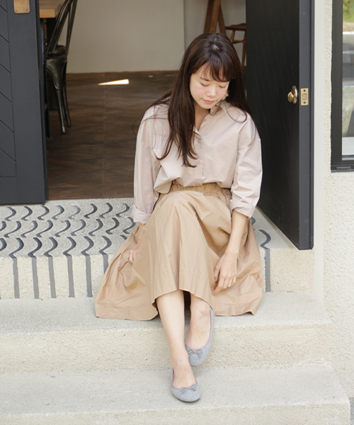 SESTO（セスト）の「インナーファーバレエシューズ（バレエシューズ・レディース・ブラック/グレー系その他/グレイッシュベージュ/マスタード/ブラウン/テラコッタ/ボルドー/レオパード・3L/M/LL/S/L）」の10枚目の写真