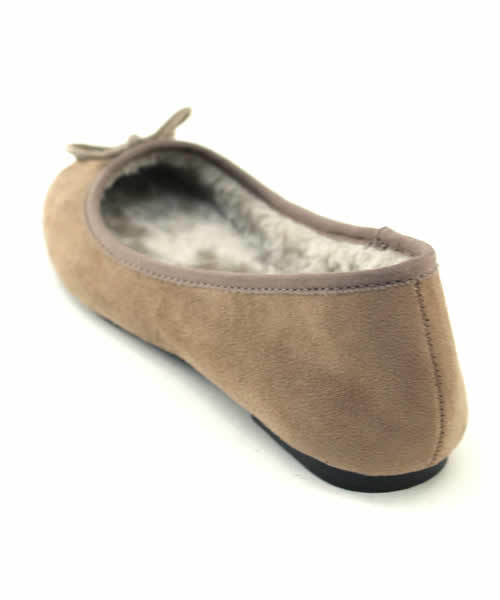 SESTO（セスト）の「インナーファーバレエシューズ（バレエシューズ・レディース・ブラック/グレー系その他/グレイッシュベージュ/マスタード/ブラウン/テラコッタ/ボルドー/レオパード・3L/M/LL/S/L）」の21枚目の写真