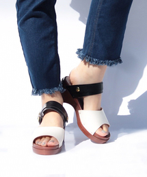 mysty woman | 手染め2wayサンダル／【配色モデル：ZOZOTOWN限定カラー】(サンダル)