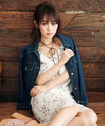 MIIA | ぬき襟Ｇジャン(デニムジャケット)