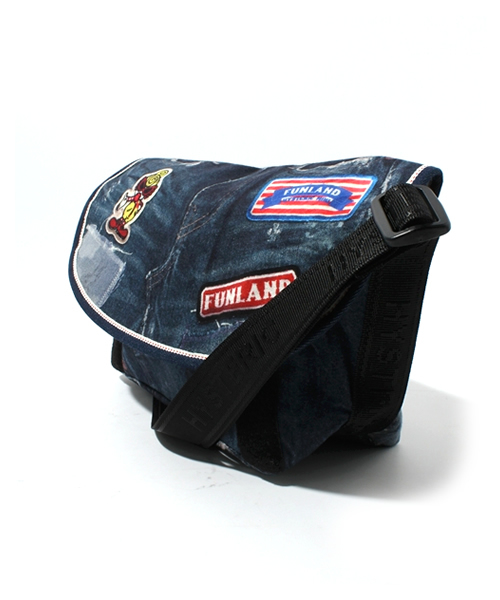 HYSTERIC MINI(ヒステリックミニ)の「FUNLAND パッチワーク pt ショルダーバッグ(ショルダーバッグ・キッズ・ネイビー・FREE)」の7枚目の写真