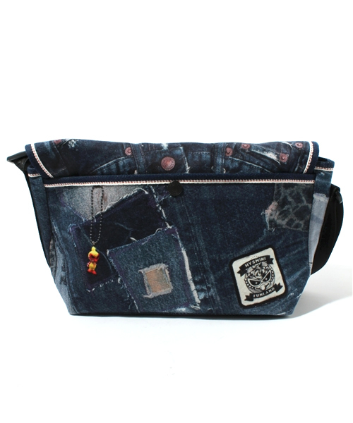 HYSTERIC MINI(ヒステリックミニ)の「FUNLAND パッチワーク pt ショルダーバッグ(ショルダーバッグ・キッズ・ネイビー・FREE)」の2枚目の写真