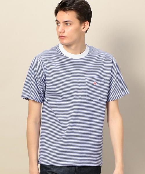Danton ダントン の Danton ダントン 1p Logo Border T Tシャツ Tシャツ カットソー Wear