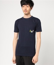 【BAY SIDE/ベイサイド】PINS POCKET TEE (UN)
