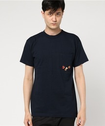 【BAY SIDE/ベイサイド】PINS POCKET TEE (UN)
