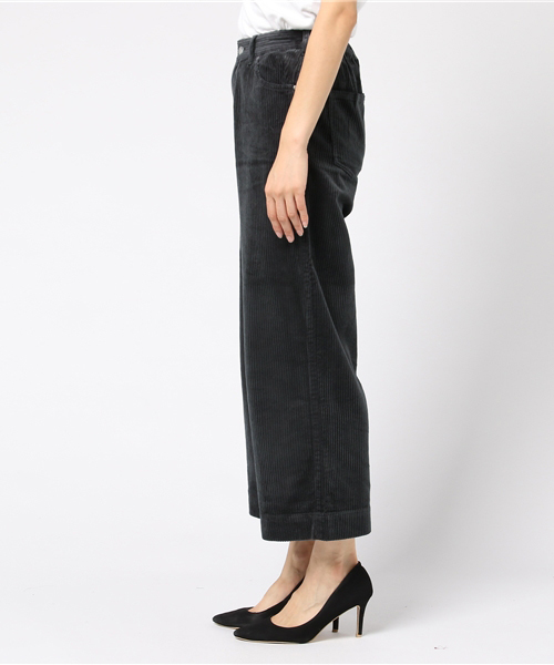 SpRay（スプレイ）の「太コールワイドパンツ（その他パンツ・レディース・グレイッシュベージュ/スミクロ/キャメル/ゴールド/グリーン/ブラウン/ピンク・FREE）」の8枚目の写真