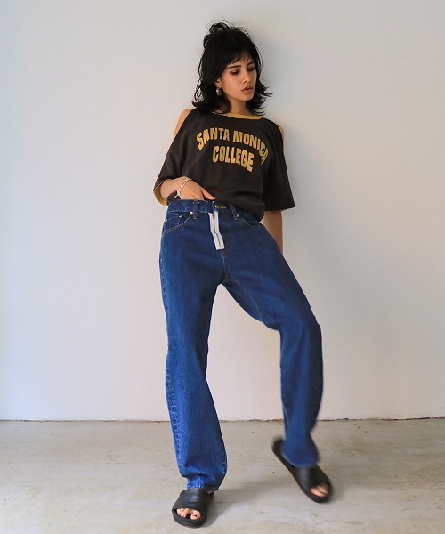 TODAYFUL(トゥデイフル)の「FLOYD'sデニム(デニムパンツ・レディース・ブルー・23inch/24inch/25inch/26inch)」の12枚目の写真