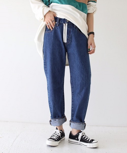 TODAYFUL(トゥデイフル)の「FLOYD'sデニム(デニムパンツ・レディース・ブルー・23inch/24inch/25inch/26inch)」の2枚目の写真