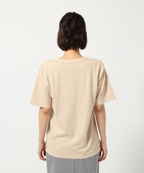 LOWRYS FARM（ローリーズファーム）の「コンブキッドＰＴＴシャツ　789916 （Tシャツ/カットソー・レディース・オフホワイト/ベージュ/ブルー・MEDIUM/LARGE）」の6枚目の写真
