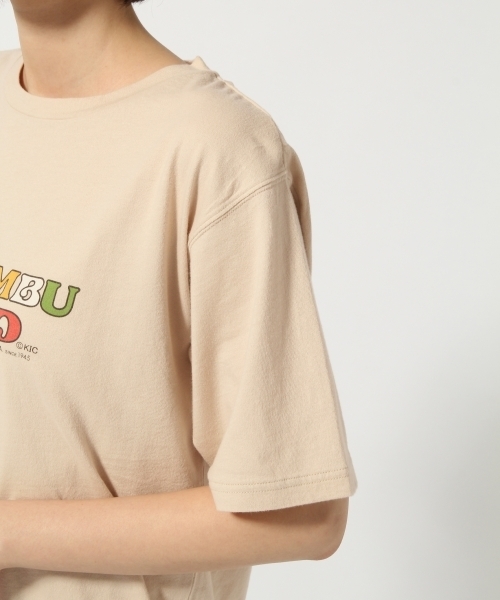 LOWRYS FARM（ローリーズファーム）の「コンブキッドＰＴＴシャツ　789916 （Tシャツ/カットソー・レディース・オフホワイト/ベージュ/ブルー・MEDIUM/LARGE）」の8枚目の写真