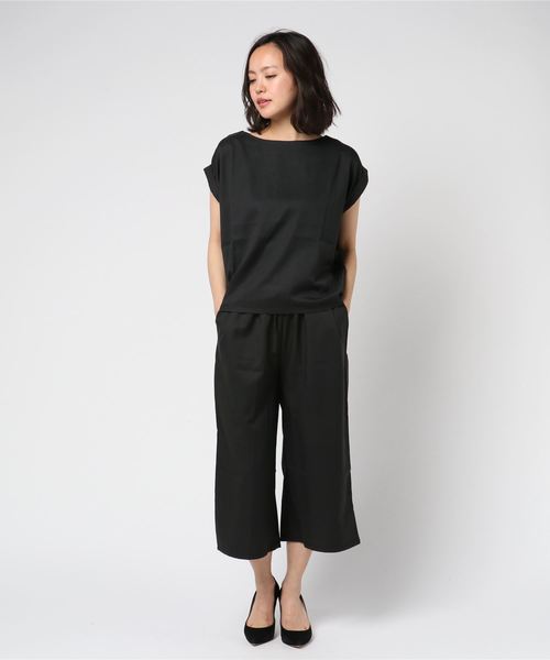 SpRay（スプレイ）の「ドルマンｘガウチョＳＥＴ　ＵＰ（つなぎ/オールインワン・レディース・ブラック/ベージュ/ネイビー/グレー/ブルーグリーン・FREE）」の8枚目の写真