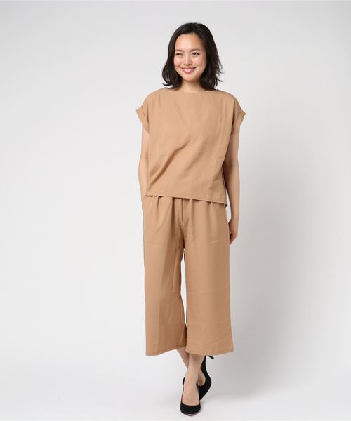 SpRay（スプレイ）の「ドルマンｘガウチョＳＥＴ　ＵＰ（つなぎ/オールインワン・レディース・ブラック/ベージュ/ネイビー/グレー/ブルーグリーン・FREE）」の13枚目の写真