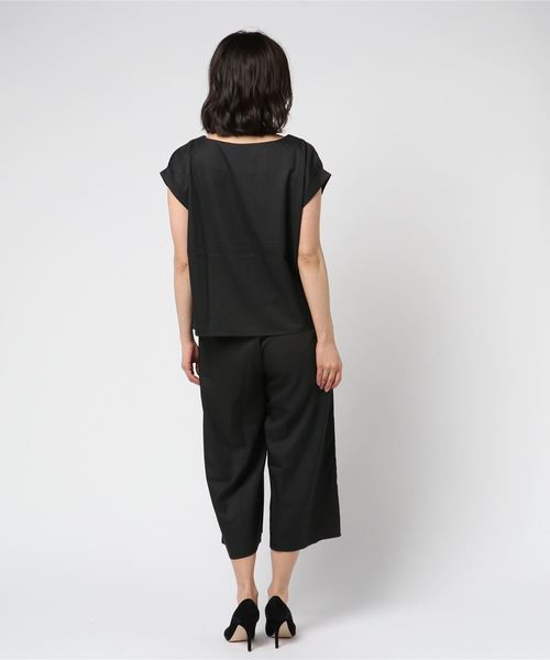 SpRay（スプレイ）の「ドルマンｘガウチョＳＥＴ　ＵＰ（つなぎ/オールインワン・レディース・ブラック/ベージュ/ネイビー/グレー/ブルーグリーン・FREE）」の7枚目の写真