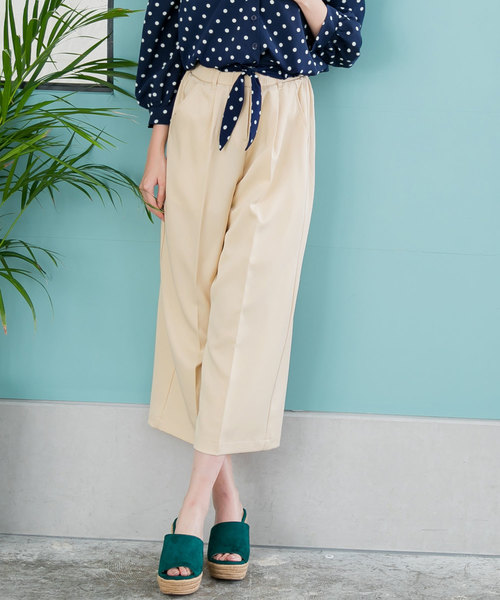 夢展望（ユメテンボウ）の「選べるテーパードｏｒワイドクロップドパンツ（その他パンツ・レディース・イエロー系その他2/グレー系その他/グレー系その他2/レッド系その他/イエロー系その他/ブルー系その他2/ブラック系その他/ブルー系その他/ブラック系その他2/ピンク系その他3/グリーン系その他2/レッド系その他2/グリーン系その他/パープル系その他2/ピンク系その他4/ベージュ系その他2/ピンク系その他2/ベージュ系その他/ピンク系その他/パープル系その他・SMALL/LARGE/MEDIUM/X-LARGE）」の6枚目の写真