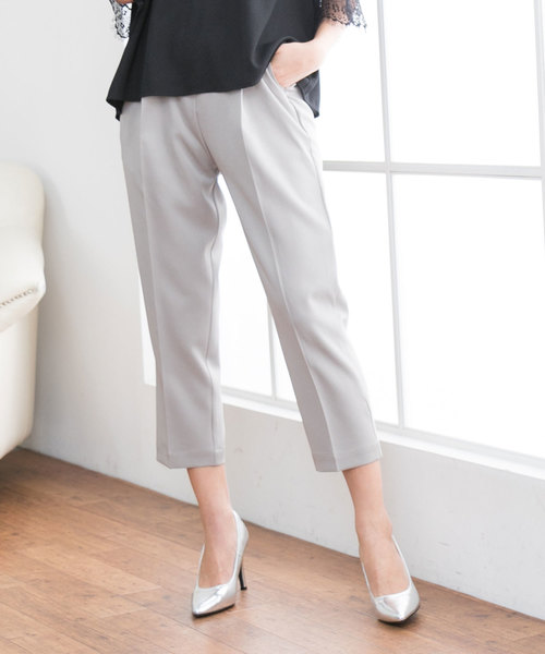 夢展望（ユメテンボウ）の「選べるテーパードｏｒワイドクロップドパンツ（その他パンツ・レディース・イエロー系その他2/グレー系その他/グレー系その他2/レッド系その他/イエロー系その他/ブルー系その他2/ブラック系その他/ブルー系その他/ブラック系その他2/ピンク系その他3/グリーン系その他2/レッド系その他2/グリーン系その他/パープル系その他2/ピンク系その他4/ベージュ系その他2/ピンク系その他2/ベージュ系その他/ピンク系その他/パープル系その他・SMALL/LARGE/MEDIUM/X-LARGE）」の5枚目の写真