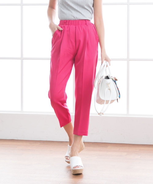 夢展望（ユメテンボウ）の「選べるテーパードｏｒワイドクロップドパンツ（その他パンツ・レディース・イエロー系その他2/グレー系その他/グレー系その他2/レッド系その他/イエロー系その他/ブルー系その他2/ブラック系その他/ブルー系その他/ブラック系その他2/ピンク系その他3/グリーン系その他2/レッド系その他2/グリーン系その他/パープル系その他2/ピンク系その他4/ベージュ系その他2/ピンク系その他2/ベージュ系その他/ピンク系その他/パープル系その他・SMALL/LARGE/MEDIUM/X-LARGE）」の18枚目の写真