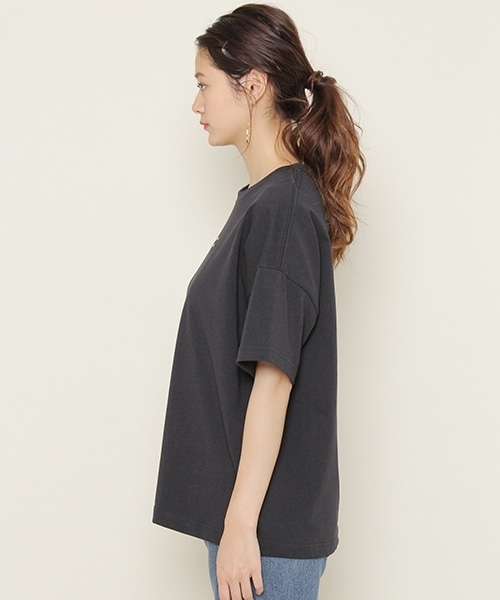 PAGEBOY（ページボーイ）の「BIGロゴTシャツ（Tシャツ/カットソー・レディース・ブラック/オフホワイト/ピンク/グレー/チャコールグレー・FREE）」の14枚目の写真