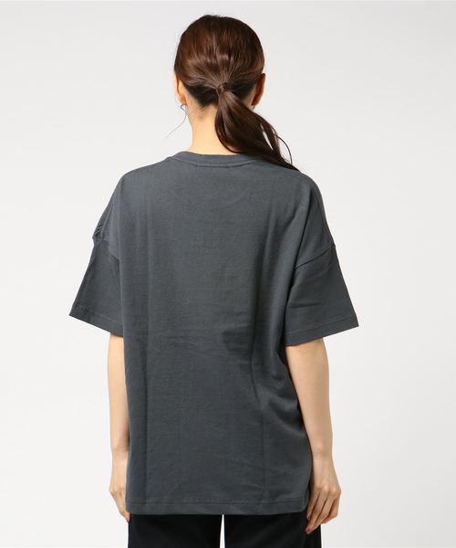 PAGEBOY（ページボーイ）の「BIGロゴTシャツ（Tシャツ/カットソー・レディース・ブラック/オフホワイト/ピンク/グレー/チャコールグレー・FREE）」の7枚目の写真