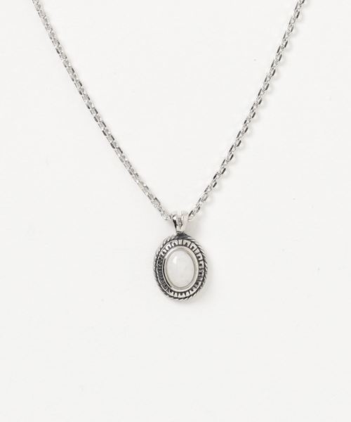 WEGO（ウィゴー）の「WEGO/カレッジストーンチェーンネックレス（ネックレス・メンズ・ホワイト/ブラック/ターコイズブルー・FREE）」の7枚目の写真