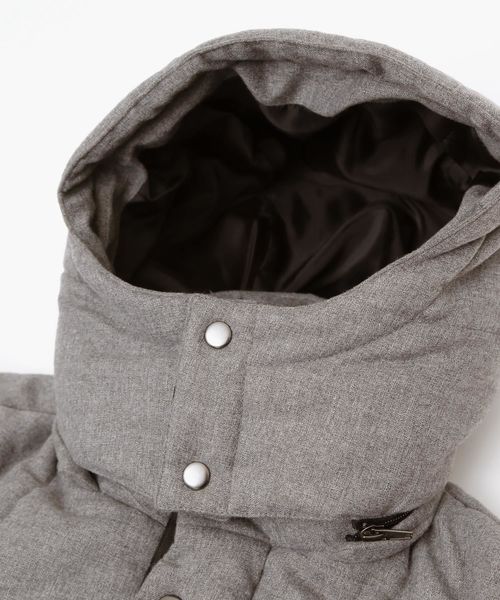 MONO-MART（モノマート）の「ウールライクスクエアキルティング中綿ジャケット（ダウンジャケット/コート・メンズ・ライトグレー/ブラック/ネイビー/ベージュ系その他/オリーブ・M/L/XL/S）」の8枚目の写真