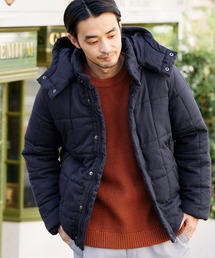 MONO-MART（モノマート）の「ウールライクスクエアキルティング中綿ジャケット（ダウンジャケット/コート・メンズ）」