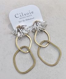 cilsoie | 【cilsoie】シルソワ/シロツメクサのイヤリング(イヤリング)