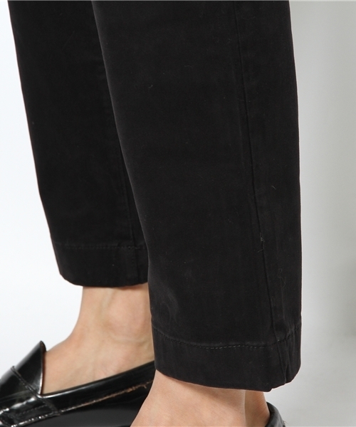 NANO universe（ナノユニバース）の「ストレッチモールスキン9分丈カーゴ（カーゴパンツ・メンズ・ブラック/ベージュ/オリーブ・28/30/32）」の9枚目の写真