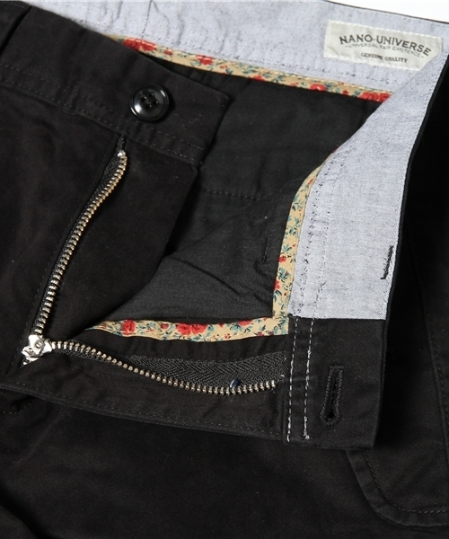 NANO universe（ナノユニバース）の「ストレッチモールスキン9分丈カーゴ（カーゴパンツ・メンズ・ブラック/ベージュ/オリーブ・28/30/32）」の10枚目の写真