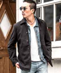 メルトンステンカラーコート