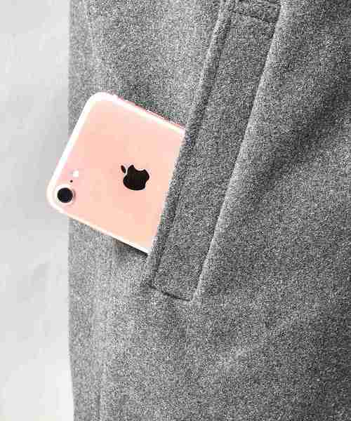 JOKER（ジョーカー）の「メルトンステンカラーコート（ダウンジャケット/コート・メンズ・ネイビー/キャメル/その他1/その他/ブラック/チャコール/ブラウン/グレー/ワイン・L/LL/S/M）」の12枚目の写真