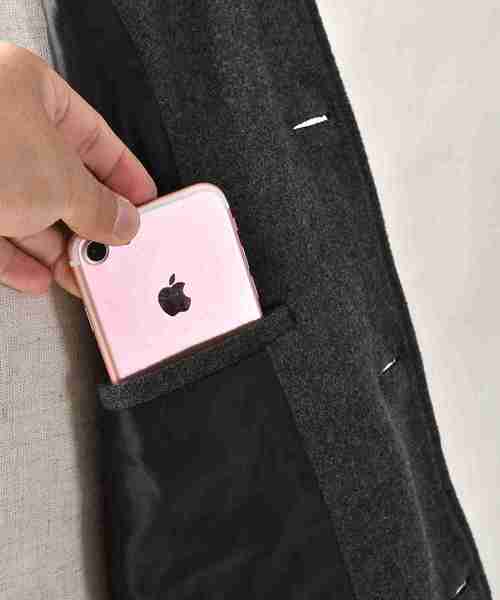 JOKER（ジョーカー）の「メルトンステンカラーコート（ダウンジャケット/コート・メンズ・ネイビー/キャメル/その他1/その他/ブラック/チャコール/ブラウン/グレー/ワイン・L/LL/S/M）」の22枚目の写真