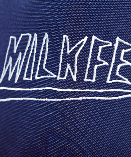 MILKFED.（ミルクフェド）の「EMBROIDERY LOGO BACK PACK　（バックパック/リュック/無地）（バックパック/リュック・レディース・ブラック/ネイビー/レッド・ONESIZE）」の7枚目の写真