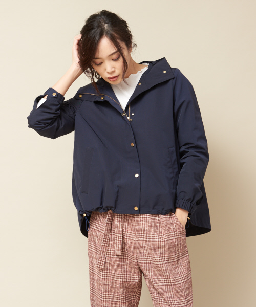 qualite バックプリーツナイロンブルゾン セール】 バックプリーツナイロンブルゾン （ブルゾン
