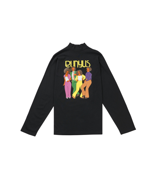 PUNYUS（プニュズ）の「ディスコステップロンT（Tシャツ/カットソー・レディース・カーキ/ホワイト/ブラック・3/4）」の7枚目の写真